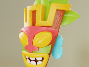 Mayaian Mask 3D Model