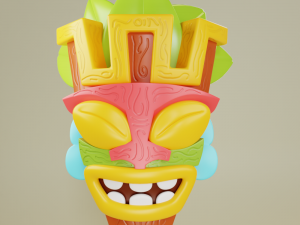Mayaian Mask 3D Model