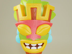 Mayaian Mask 3D Model