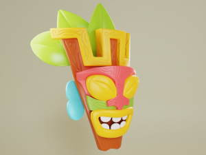 Mayaian Mask 3D Model