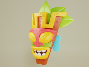 Mayaian Mask 3D Model