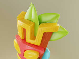 Mayaian Mask 3D Model