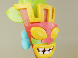 Mayaian Mask 3D Model