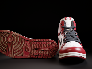 Air Jordan 1 Retro Chicago Modelo 3D
