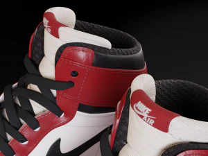 Air Jordan 1 Retro Chicago 3D Model