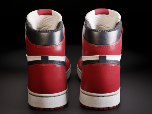 Air Jordan 1 Retro Chicago Modelo 3D