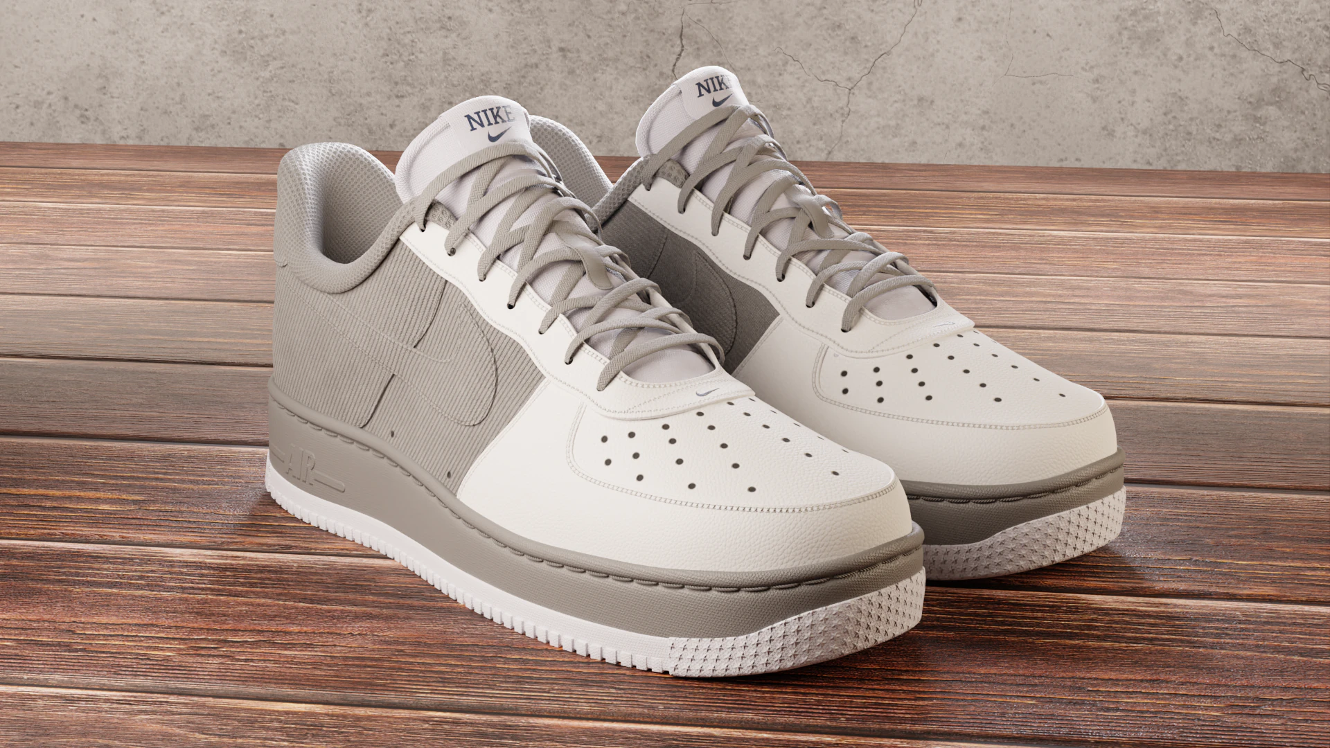 Air Force 1 Custom 3D Model .c4d .max .obj .3ds .fbx .stl .blend