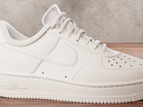 Air Force 1 White 3D Model