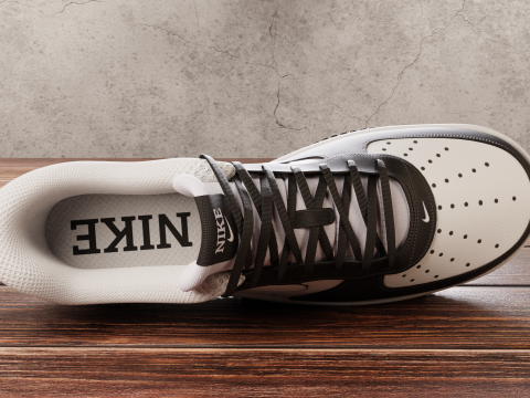 Air Force 1 Black and White 3D Model