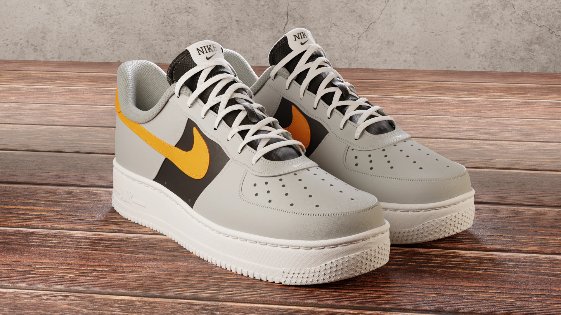 Air Force 1 3D Model .c4d .max .obj .3ds .fbx .stl .blend 