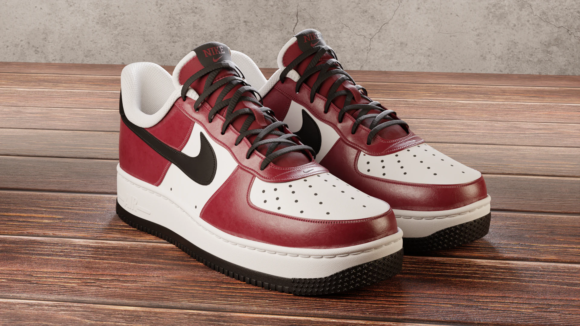 Air Force 1 Lv8 3D Model .c4d .max .obj .3ds .fbx .stl .blend