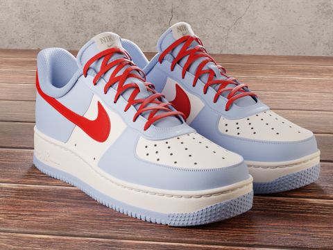 Air Force 1 Custom 3D Model