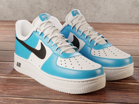 Air Force 1 Suivant Nature Modèle 3D