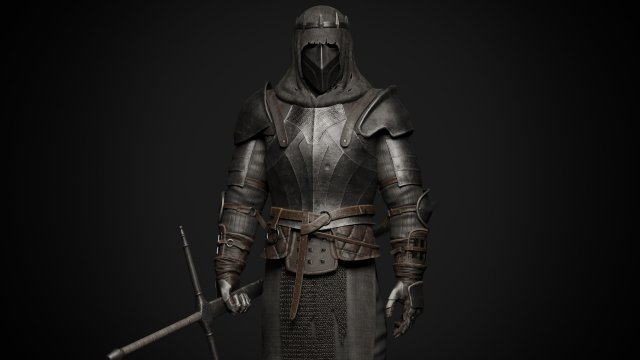 The Dark Knight Game-Ready character 3D-Modell .c4d .max .obj .3ds .fbx .stl .blend 