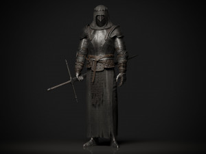 The Dark Knight Game-Ready character 3D-Modell