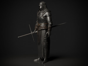 The Dark Knight Game-Ready character 3D-Modell