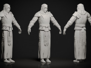The Dark Knight Game-Ready character 3D-Modell
