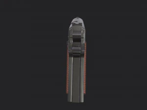 Pistol M1911 - Asset Weapon 3D Model
