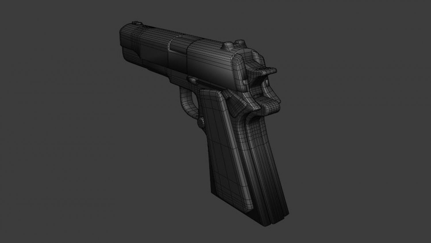 Conceito de modelo 3D de ativo de jogo de arma de ficção