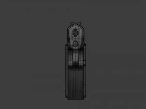 Pistol M1911 - Asset Weapon 3D Model