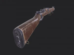 LEE Enfield MK3 - Asset Weapon 3D Model