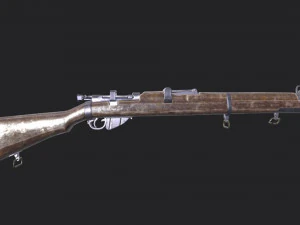 LEE Enfield MK3 - Asset Weapon 3D Model