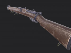 LEE Enfield MK3 - Asset Weapon 3D-Modell