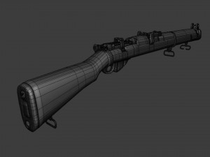 LEE Enfield MK3 - Asset Weapon 3D-Modell