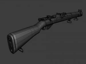 LEE Enfield MK3 - Asset Weapon 3D Model