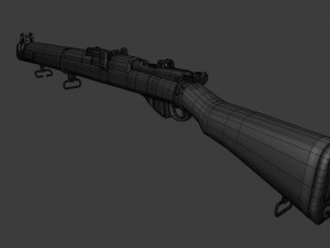 LEE Enfield MK3 - Asset Weapon 3D-Modell