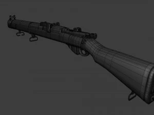 LEE Enfield MK3 - Asset Weapon 3D Model