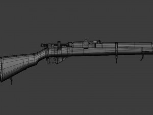 LEE Enfield MK3 - Asset Weapon 3D-Modell