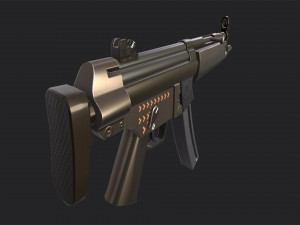 Heckler and Koch MP5 - Asset Weapon 3D मॉडल