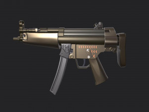 Heckler and Koch MP5 - Asset Weapon 3D 모델