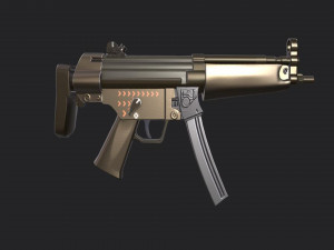 Heckler and Koch MP5 - Asset Weapon 3D 모델