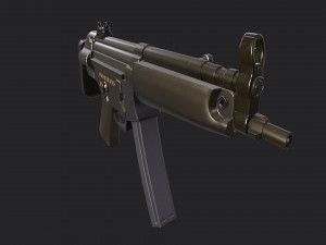 Heckler and Koch MP5 - Asset Weapon 3D 모델