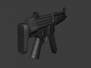 Heckler and Koch MP5 - Asset Weapon 3D 모델