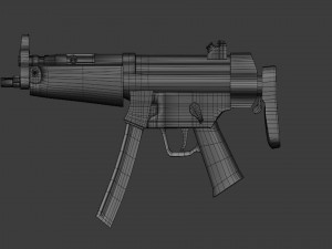 Heckler and Koch MP5 - Asset Weapon 3D 모델
