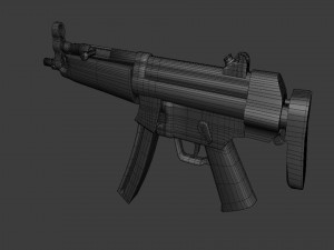 Heckler and Koch MP5 - Asset Weapon 3D 모델