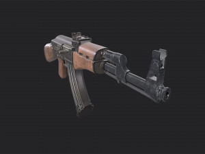 Assault Rifle AK-47 - Asset Weapon 3D Model