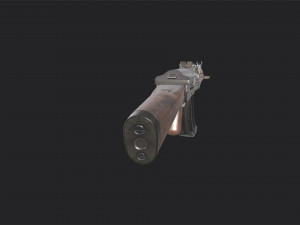 Assault Rifle AK-47 - Asset Weapon 3D Model