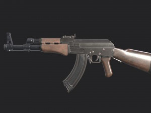 Assault Rifle AK-47 - Asset Weapon 3D Model