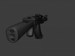 Assault Rifle AK-47 - Asset Weapon 3D Model
