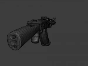 Assault Rifle AK-47 - Asset Weapon 3D Model
