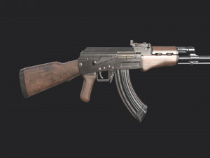 Assault Rifle AK-47 - Asset Weapon 3D Model