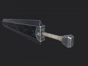 Berserk - Dragon Slayer Sword - Asset 3D Model