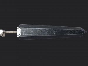 Berserk - Dragon Slayer Sword - Asset 3D मॉडल