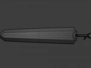 Berserk - Dragon Slayer Sword - Asset 3D Model