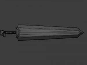 Berserk - Dragon Slayer Sword - Asset 3D Model