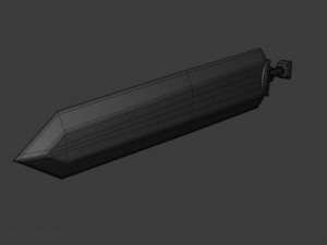 Berserk - Dragon Slayer Sword - Asset 3D मॉडल
